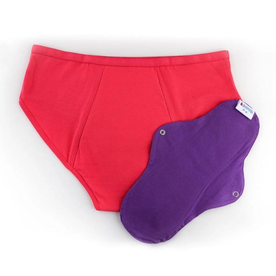 
            
                Load image into Gallery viewer, SOCHGREEN Period Underwear with 1 x Insert - Pink (Last Sizes - XS &amp;amp; 2XL only)
            
        
