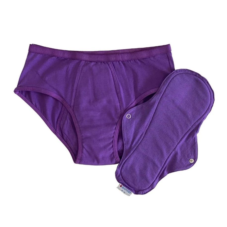 SOCHGREEN Period Underwear with 1 x Insert - Purple (LAST Sizes - XS only)