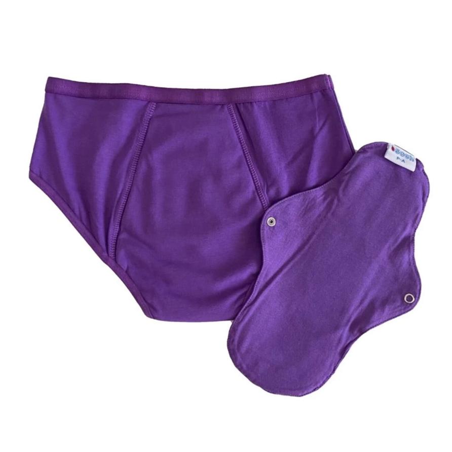 
            
                Load image into Gallery viewer, SOCHGREEN Period Underwear with 1 x Insert - Purple (Last Sizes - XS &amp;amp; 2XL only)
            
        