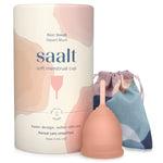 SAALT Menstrual Cup Soft - Small Desert Blush