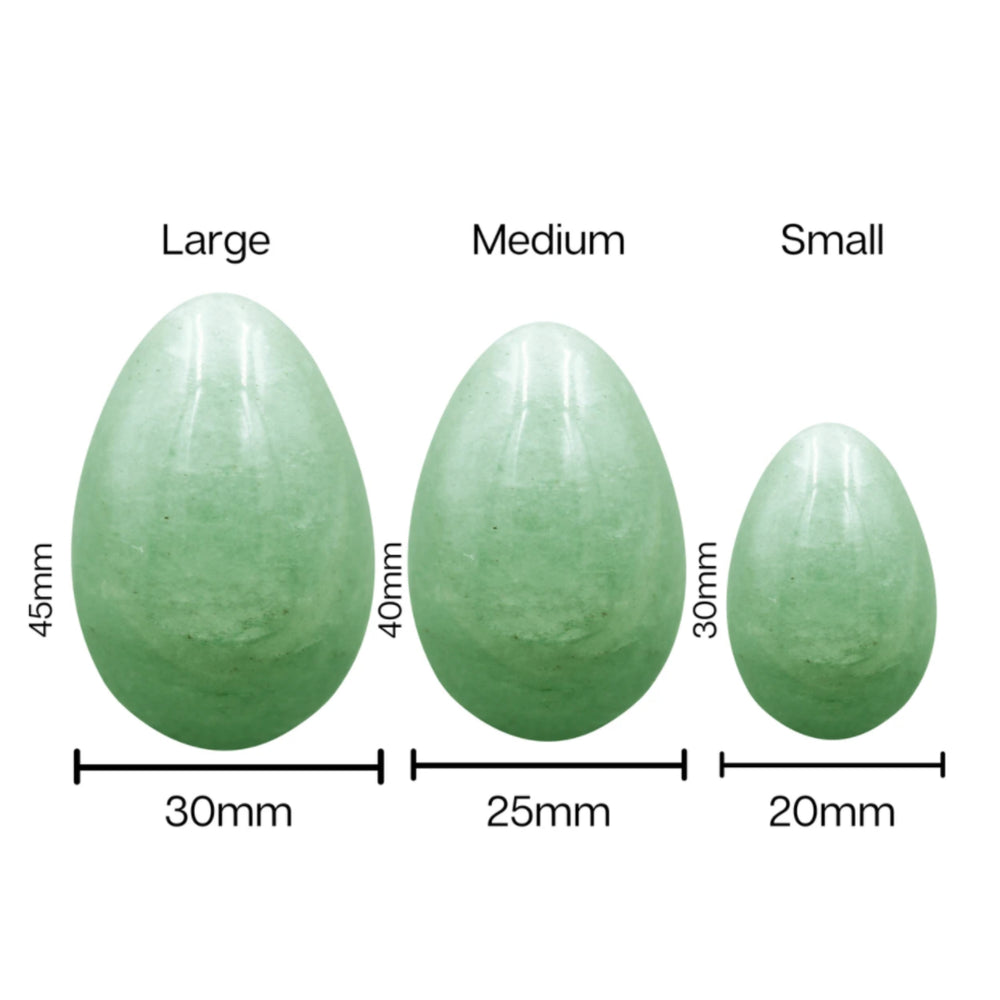 PRECIOUS GEMS Yoni Egg - Green Aventurine