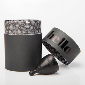 HELLO Menstrual Cup - Extra Small Black
