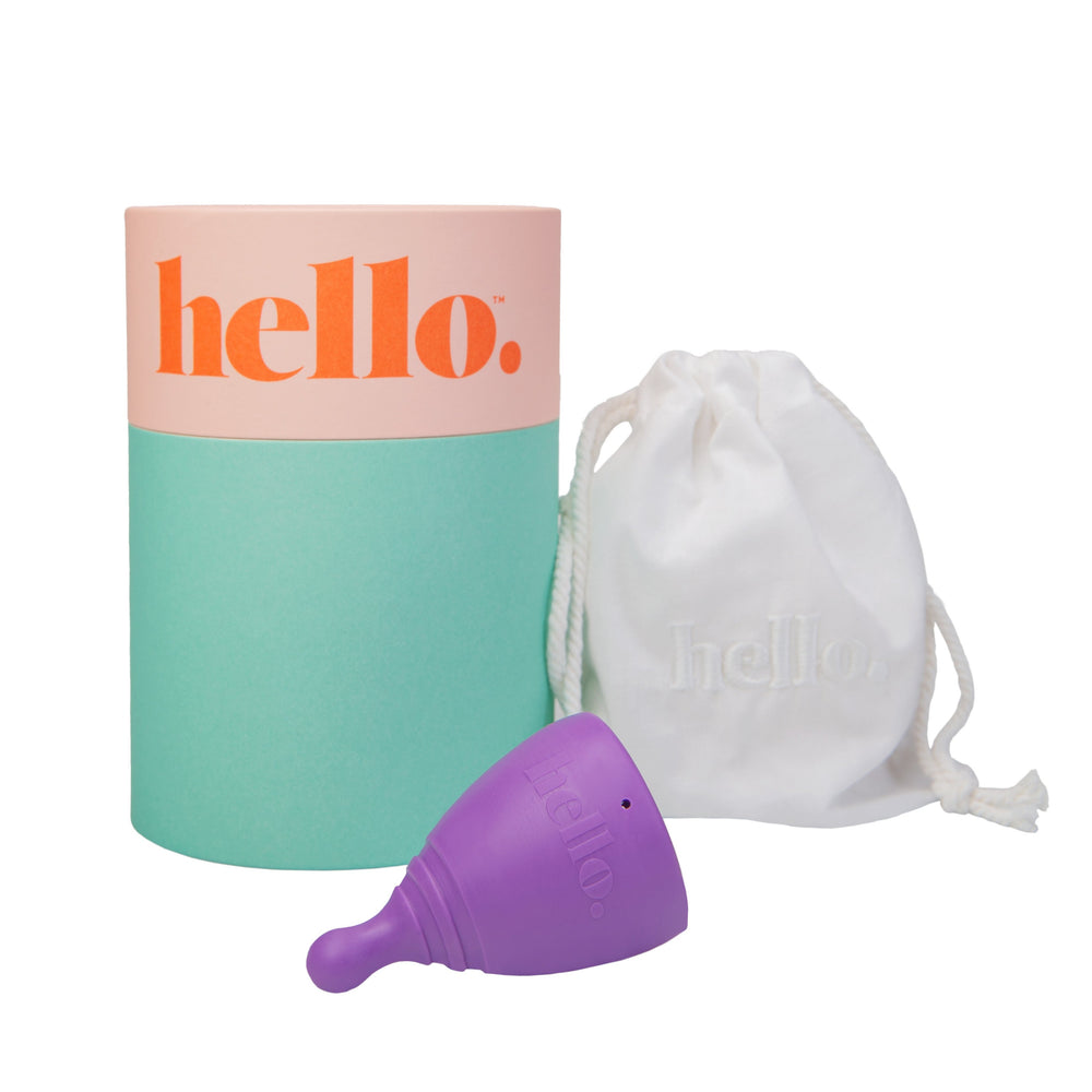 
            
                Load image into Gallery viewer, HELLO Menstrual Cup - Extra Small Purple
            
        