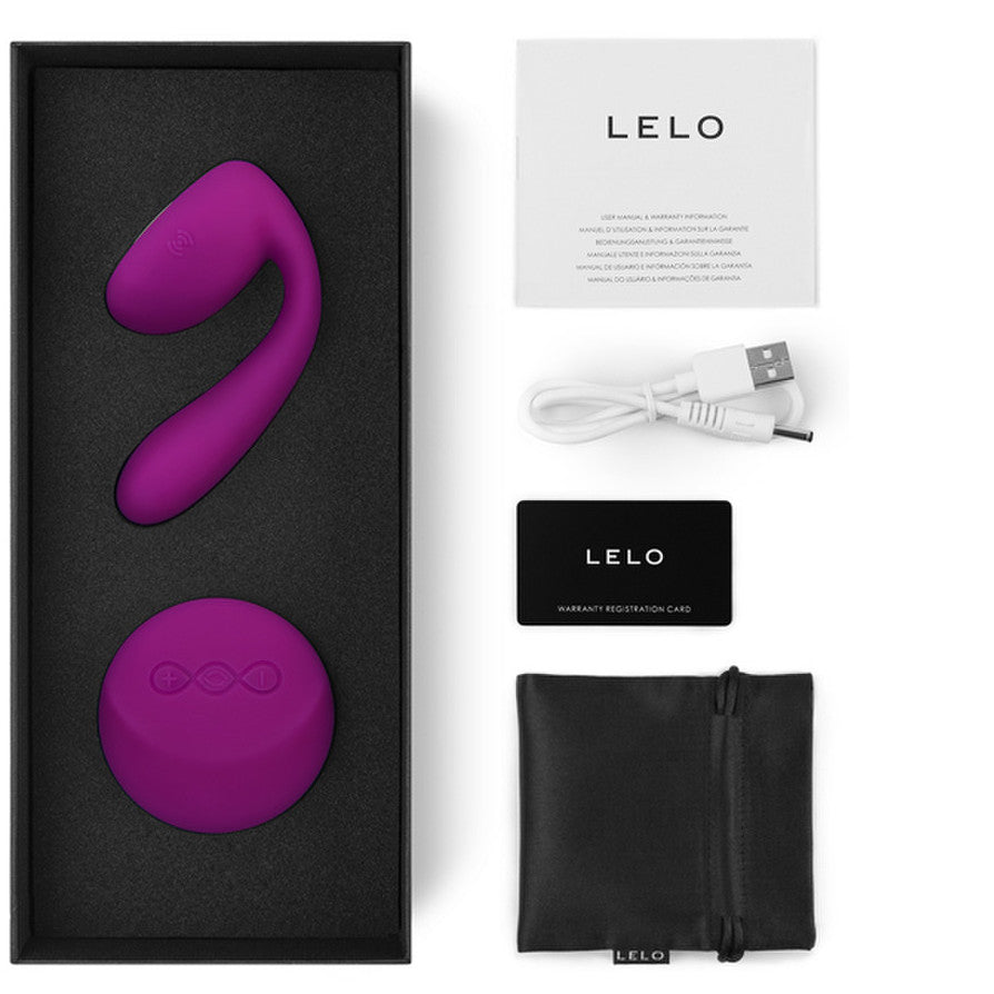 LELO Ida Remote Controlled Couples Massager - Deep Rose
