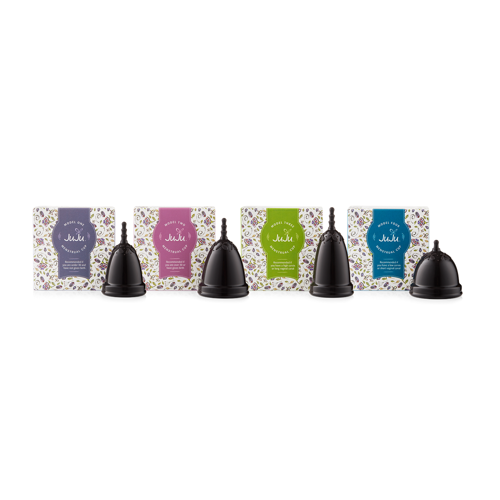 JUJU Menstrual Cup - Model 3 (High Cervix) Black