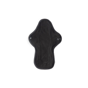 JUJU Reusable Cloth Pad - Black Organic Cotton Large