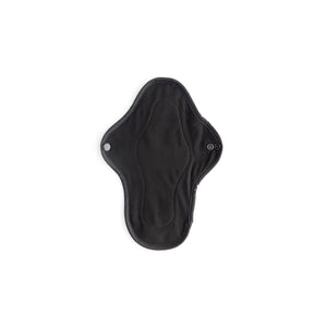 JUJU Reusable Cloth Pad - Black Organic Cotton Regular