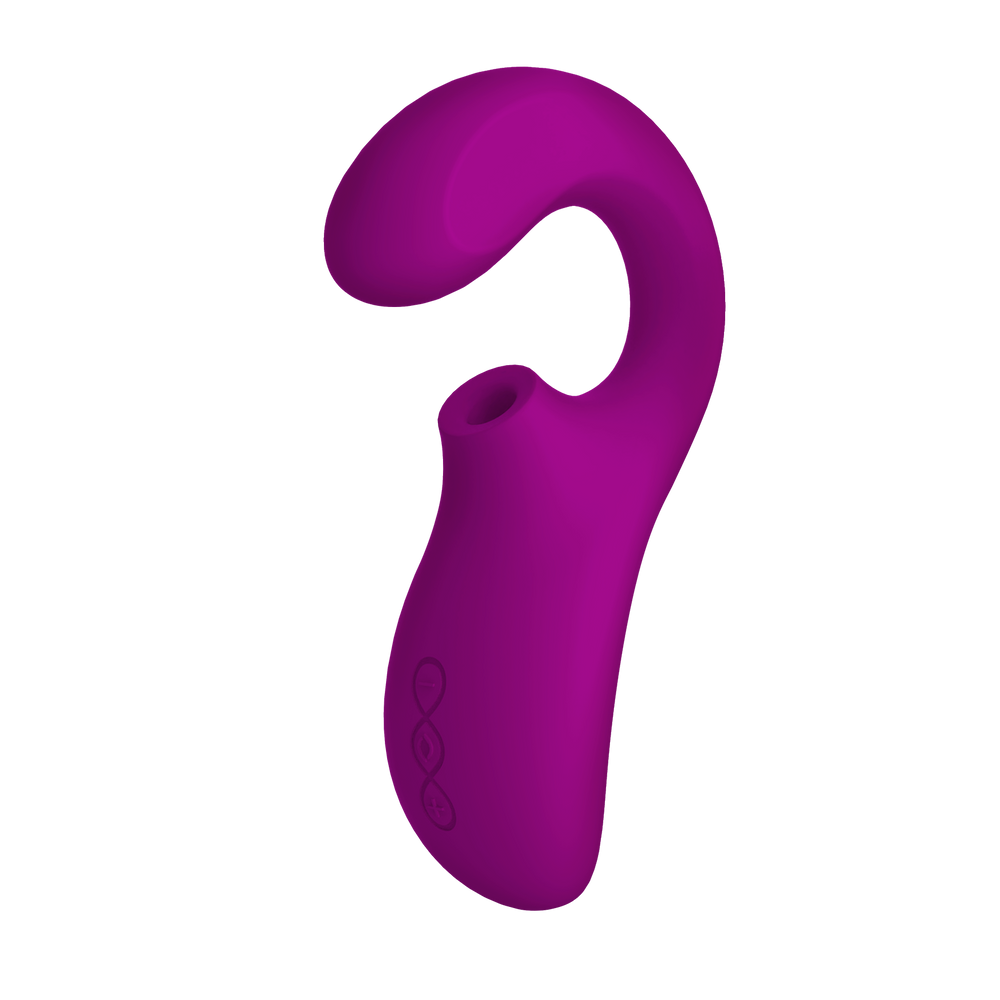 LELO Enigma Dual Stimulation Sonic Massager - Deep Rose