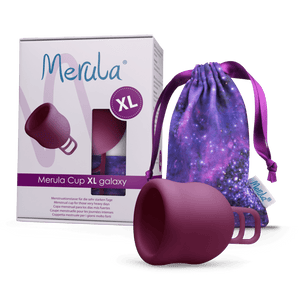 MERULA Menstrual Cup XL - Galaxy (Violet Purple)