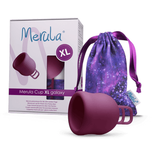 
            
                Load image into Gallery viewer, MERULA Menstrual Cup XL - Galaxy (Violet Purple)
            
        