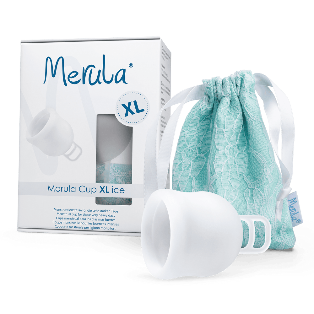 MERULA Menstrual Cup XL - Ice (White)