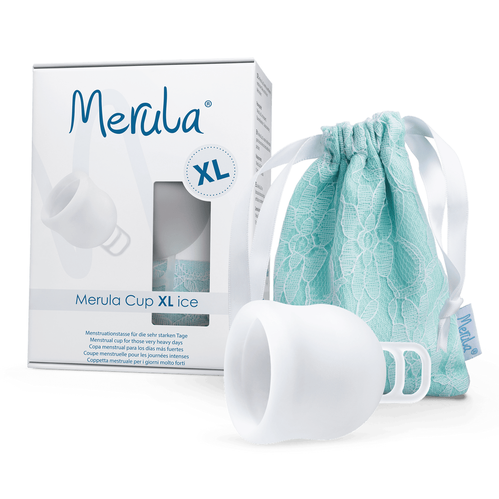
            
                Load image into Gallery viewer, MERULA Menstrual Cup XL - Ice (White)
            
        