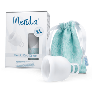 
            
                Load image into Gallery viewer, MERULA Menstrual Cup XL - Ice (White)
            
        