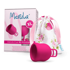 MERULA Menstrual Cup XL - Strawberry (Pink)