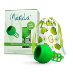 MERULA Menstrual Cup One Size - Apple (Green)