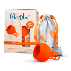 MERULA Menstrual Cup One Size - Fox (Orange)