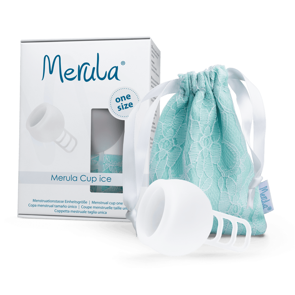 MERULA Menstrual Cup One Size - Ice (White)