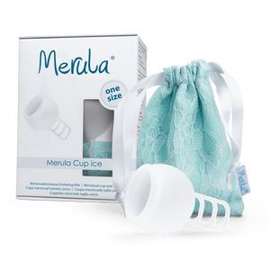 MERULA Menstrual Cup One Size - Ice (White)