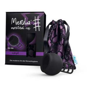 MERULA Menstrual Cup One Size - Midnight (Black)