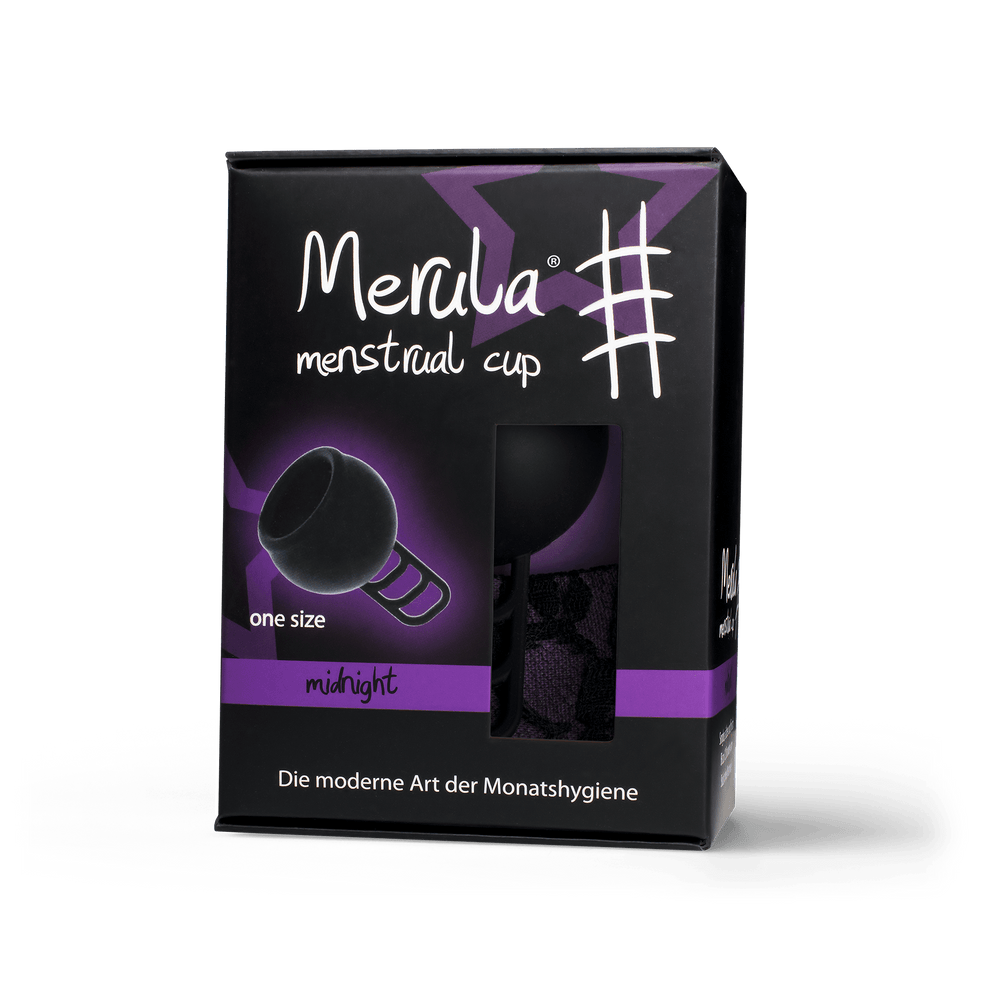 MERULA Menstrual Cup One Size - Midnight (Black)