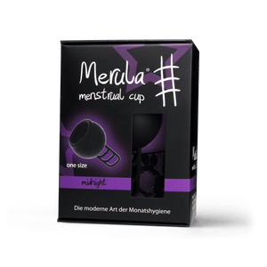 MERULA Menstrual Cup One Size - Midnight (Black)