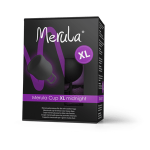 MERULA Menstrual Cup XL - Midnight (Black)