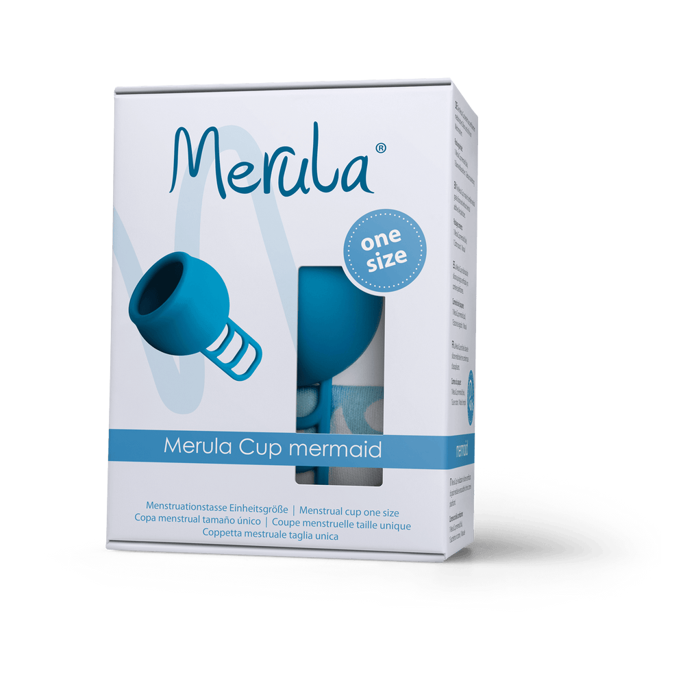 MERULA Menstrual Cup One Size - Mermaid (Blue)