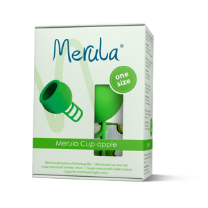 
            
                Load image into Gallery viewer, MERULA Menstrual Cup One Size - Apple (Green)
            
        