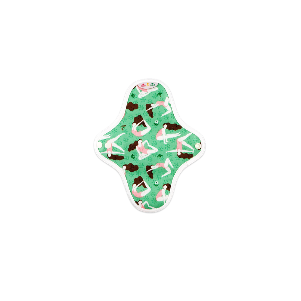 Hannah Reusable Cloth Pads - Panty Liner - Hannah Green (2 Pads)