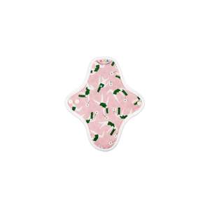 Hannah Reusable Cloth Pads - Panty Liner - Hannah Pink (2 Pads)
