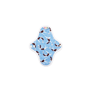 HANNAH Reusable Cloth Pads - Small - Hannah Blue (2 Pads)
