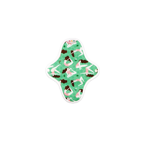 Hannah Reusable Cloth Pads - Small - Hannah Green (2 Pads)