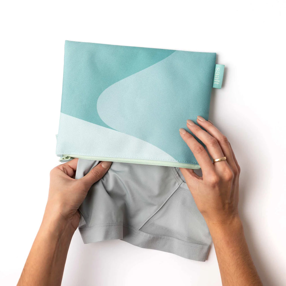 Bolsa húmeda menstrual reutilizable SAALT - Verde