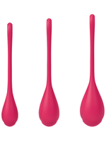 SATISFYER Kegel Training Set Yoni Power 1 - Red (3 Pack)