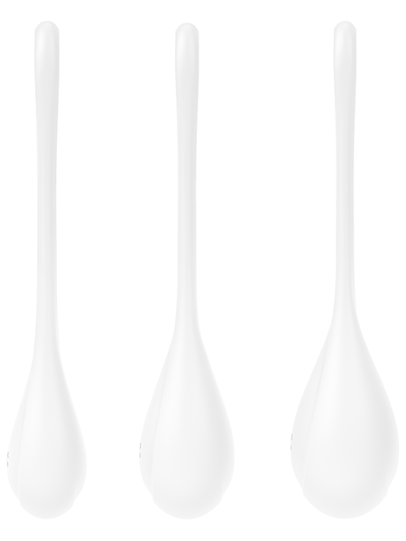 SATISFYER Kegel Training Set Yoni Power 1 - White (3 Pack)