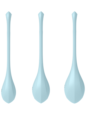 SATISFYER Kegel Training Set Yoni Power 2 - Blue (3 Pack)