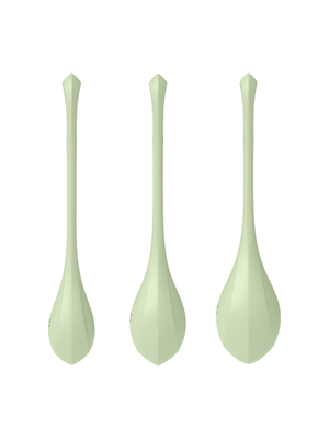 SATISFYER Kegel Training Set Yoni Power 2 - Green (3 Pack)