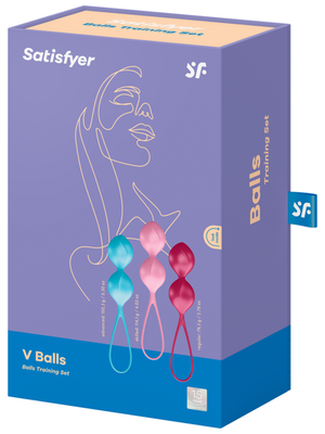 SATISFYER Kegel Training Set V Balls (3 Pack)