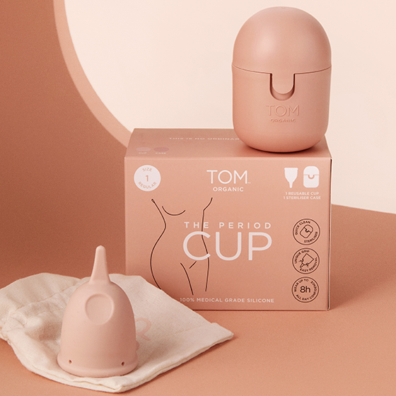 TOM ORGANIC The Period Menstrual Cup - Size 1 Regular