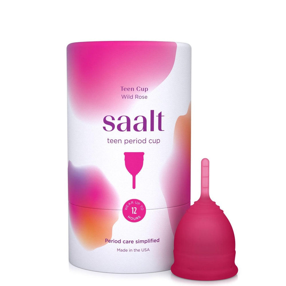 
            
                Load image into Gallery viewer, SAALT Menstrual Cup - Teen Wild Rose Pink
            
        