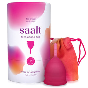 
            
                Load image into Gallery viewer, SAALT Menstrual Cup - Teen Wild Rose Pink
            
        