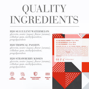 JO Lubricant Triple Pack - Flavours