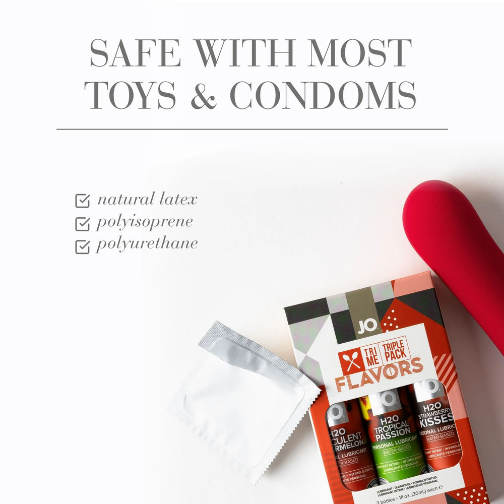 JO Lubricant Triple Pack - Flavours