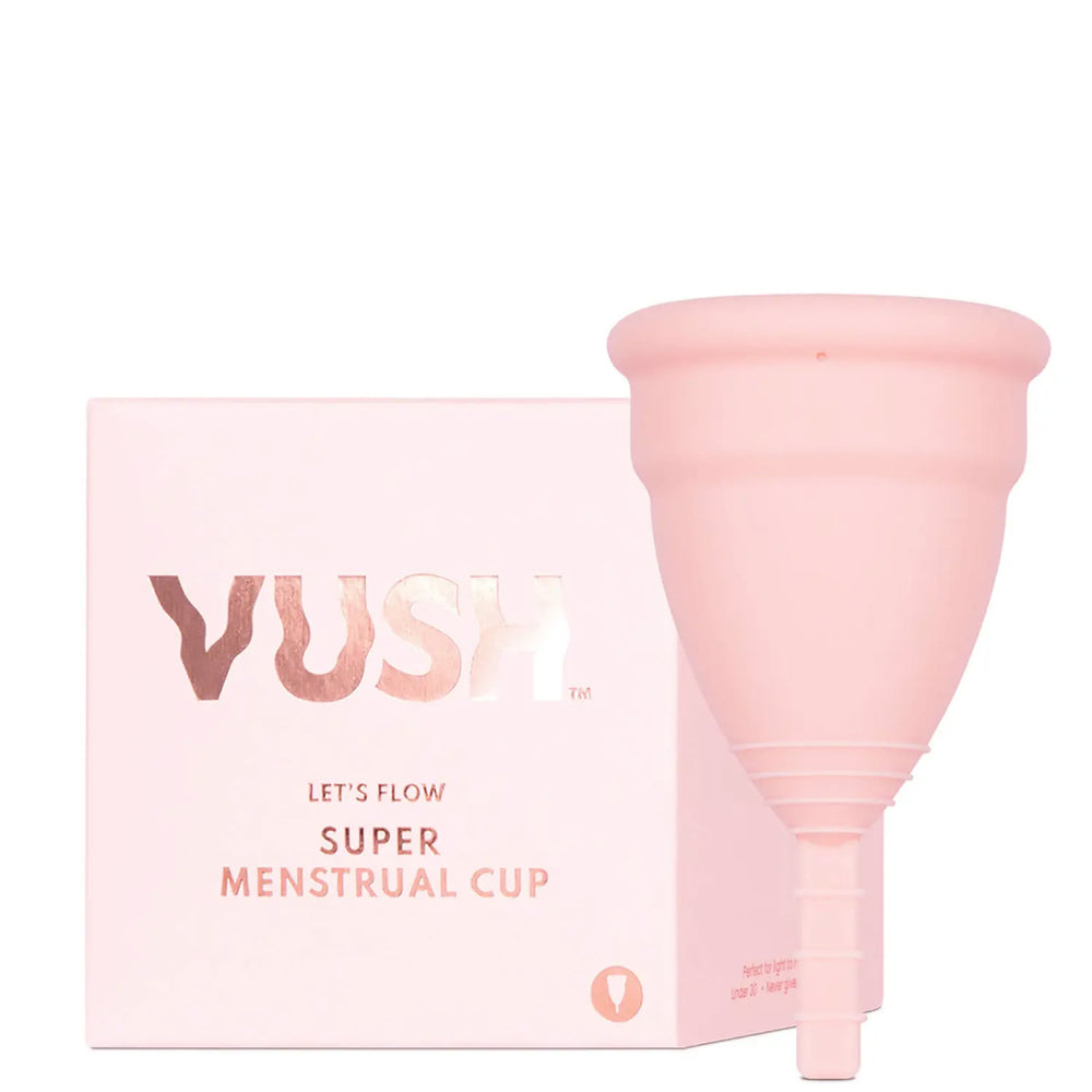 VUSH Let's Flow Menstrual Cup - Super
