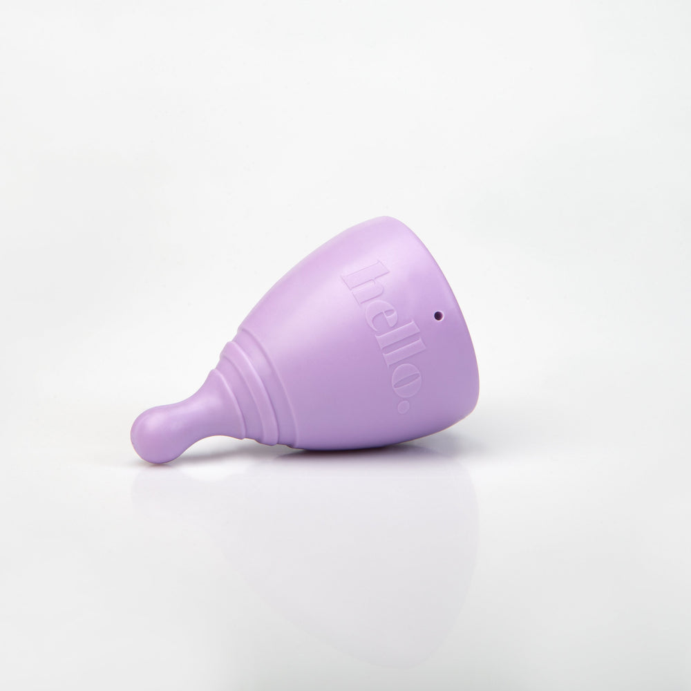 
            
                Load image into Gallery viewer, HELLO Menstrual Cup Double Box - XS Lilac + S/M Blue
            
        