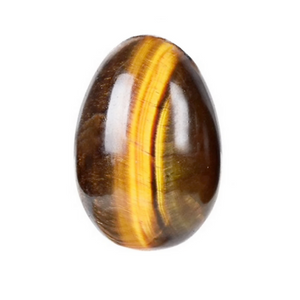 PRECIOUS GEMS Yoni Egg - Tigers Eye Small Undrilled