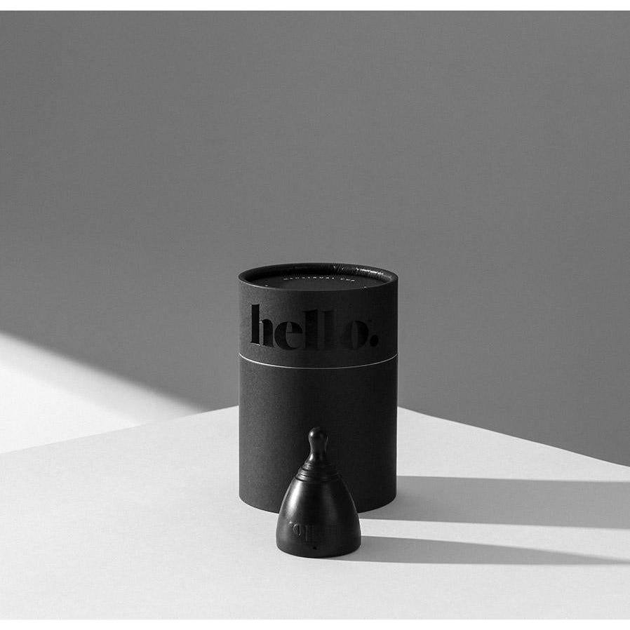 
            
                Load image into Gallery viewer, HELLO Menstrual Cup - Extra Small Black
            
        