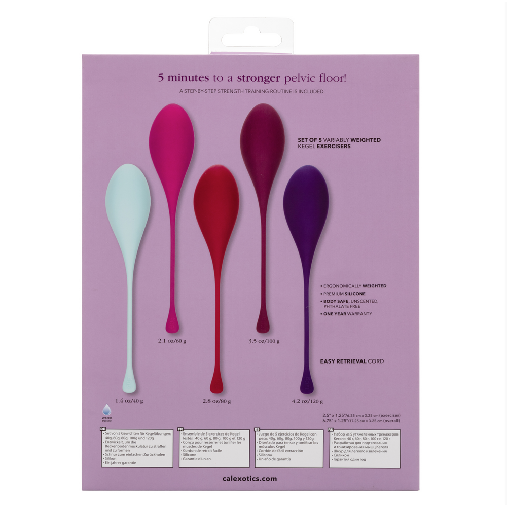 CALEXOTICS Kegel Training Set (5 Pack)