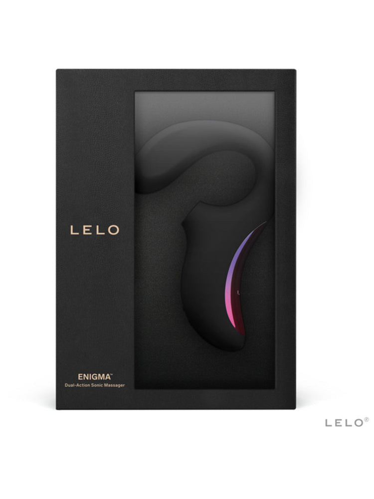 LELO Enigma Dual Stimulation Sonic Massager - Black