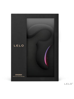 LELO Enigma Dual Stimulation Sonic Massager - Black